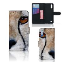 Samsung Galaxy M10 | Telefoonhoesje | Met pasjeshouder | Cheetah