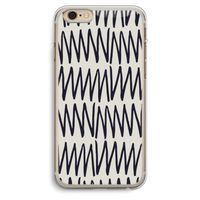 Marrakech Zigzag: iPhone 6 Plus / 6S Plus Transparant Hoesje