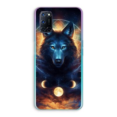 Wolf Dreamcatcher: Oppo A52 Transparant Hoesje
