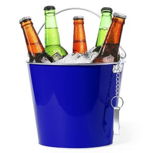 IJsemmer/bierkoeler 6L metaal blauw