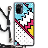 Pop Art #2: Xiaomi Redmi Note 10 Pro Transparant Hoesje met koord