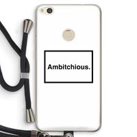 Ambitchious: Huawei Ascend P8 Lite (2017) Transparant Hoesje met koord
