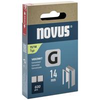 Novus Tools 042-0799 Nieten met plat draad Type 11 600 stuk(s) Afm. (l x b x h) 14 x 10.6 x 14 mm - thumbnail