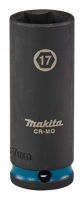 Makita Krachtdop Impact Black, 3/8 17mm lang - E-16346