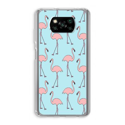 Anything Flamingoes: Xiaomi Poco X3 NFC Transparant Hoesje