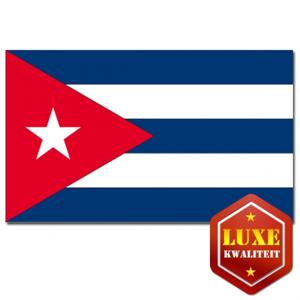 Vlag Cuba - Cubaanse vlag - polyester - 100 x 150 cm - WK landen vlaggen