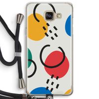 Illustratieve pop 3: Samsung Galaxy A5 (2016) Transparant Hoesje met koord