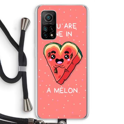 One In A Melon: Xiaomi Mi 10T 5G Transparant Hoesje met koord