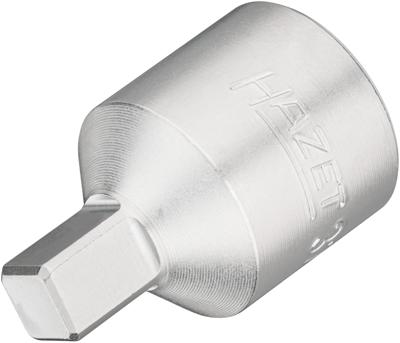 HAZET Carter-dopsleutelbit 3702 · 1/2 inch (12,5 mm) vierkant hol · Binnen-vierkant-profiel · SW 8 mm
