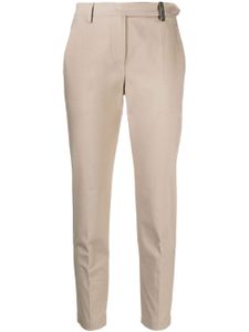 Brunello Cucinelli pantalon slim à coupe courte - Tons neutres