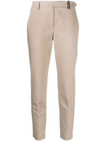 Brunello Cucinelli pantalon slim à coupe courte - Tons neutres