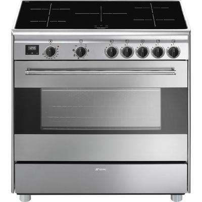 Smeg BG91IX2 Inductie fornuis Grijs