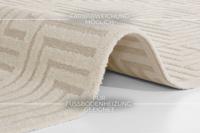 Hanse Home - Soft Short-Pile Carpet in High-Low-Optic Manipu - 80x150 cm