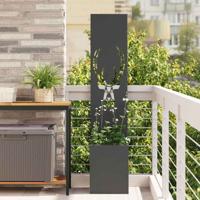 Tuin Privacy Screen Zwart 32 x 140 cm Koudgewalst staal Tuin Privacy Screen Zwart 32 x 140 cm Koudgewalst staal