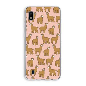Alpacas: Samsung Galaxy A10 Transparant Hoesje