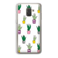 Sanseveria: Samsung Galaxy A8 (2018) Transparant Hoesje