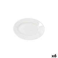 Snackdienblad Bidasoa Serenity Hydrozero Wit Ø 20 cm (6 Stuks)