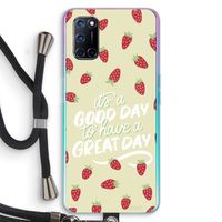 Don't forget to have a great day: Oppo A52 Transparant Hoesje met koord