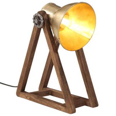 VidaXL Bureaulamp 25 w e27 30x17x40 cm antiek messingkleurig VidaXL Bureaulamp 25 w e27 30x17x40 cm antiek messingkleurig