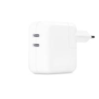 Apple Lichtnetadapter van 35 W met twee USB-C-poorten Oplader Wit