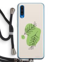 Beleaf in you: Samsung Galaxy A50 Transparant Hoesje met koord