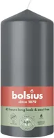 Bolsius stompkaars essentials 6.8x13cm stormy grey