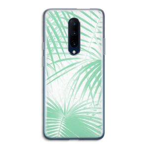 Palmbladeren: OnePlus 7 Pro Transparant Hoesje