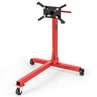 Motorstandaard met een Capaciteit van 340 kg Zware Hefstandaard met 360 Graden Draaibare Kop 4 Verstelbare Armen Motorkrik