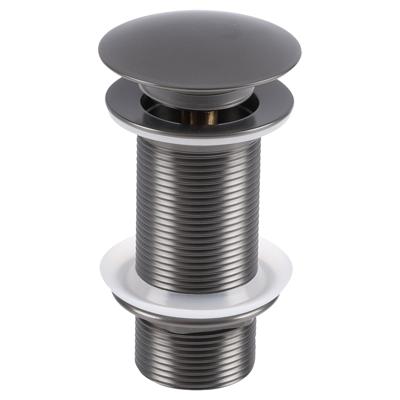 Differnz afvoerplug pop up | design | gun metal | large | Ø 66 mm x 98 mm