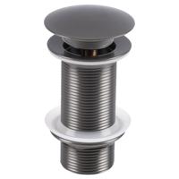 Differnz afvoerplug pop up | design | gun metal | large | Ø 66 mm x 98 mm