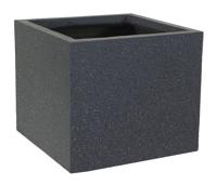 Terrazzo Cubi W23H23 bloempot fiberclay clayfibre MCollections - Mcollections