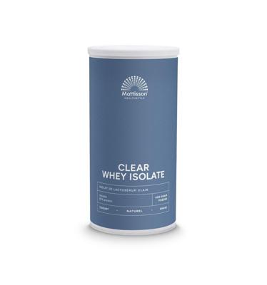 Clear whey isolate