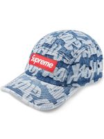 Supreme casquette à logo en jacquard - Bleu