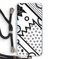 Pop Art #4: Samsung Galaxy A10 Transparant Hoesje met koord Pop Art #4: Samsung Galaxy A10 Transparant Hoesje met koord