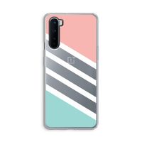 Strepen pastel: OnePlus Nord Transparant Hoesje