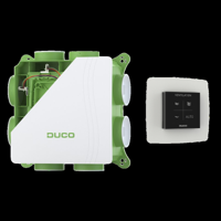 Ducobox Silent 2.0 - Ingebouwde Vochtsensor - Randaarde Stekker - Bedieningsschakelaar Rf Batterij