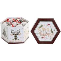 Kerstballen Home ESPRIT Multicolour PVC (14 Onderdelen)