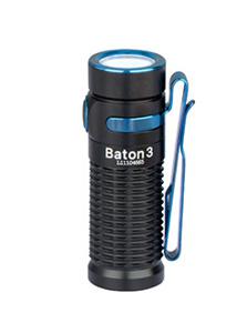 OLight Baton 3 Black Zaklamp werkt op een accu LED 1200 lm 33 h 53 g
