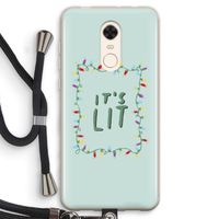 It's Lit: Xiaomi Redmi 5 Transparant Hoesje met koord