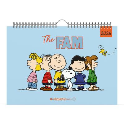 Snoopy - Peanuts Familieplanner 2026