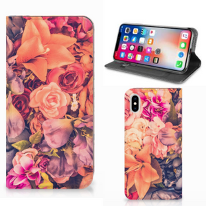 Apple iPhone Xs Max Smart Cover Bosje Bloemen