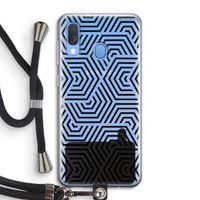 Magic pattern: Samsung Galaxy A40 Transparant Hoesje met koord