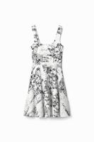 Skaterjurk schouderbandjes - WHITE - XL