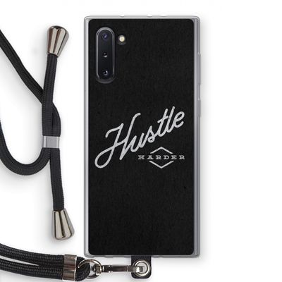 Hustle: Samsung Galaxy Note 10 Transparant Hoesje met koord