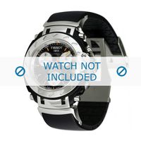 Horlogeband Tissot T472 T-Race / T610014610 Rubber Zwart 20mm - thumbnail