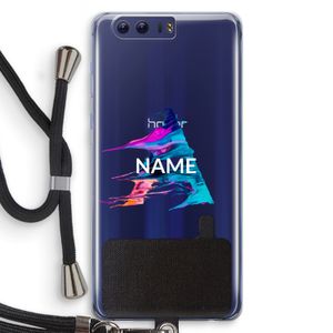 Abstract Spectrum: Honor 9 Transparant Hoesje met koord