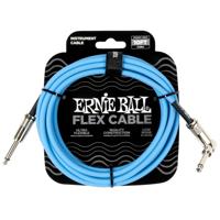 Ernie Ball 6464 Flex Cable Gitaarkabel Blauw 3 Meter Haaks-Recht