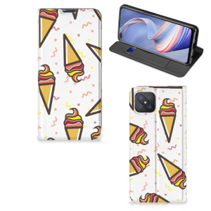 OPPO Reno4 Z 5G Flip Style Cover Icecream