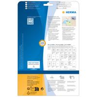Herma 4685 Folie-etiketten 70 x 37 mm Polyester folie Transparant 600 stuk(s) Permanent hechtend Laser (kleur), Laser (zwart/wit), Kopiëren (kleur), Kopiëren - thumbnail