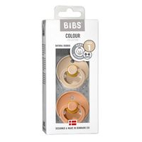 Bibs Fopspeen maat 1 - vanilla/peach 2pack (2 st)